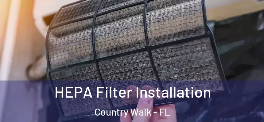  HEPA Filter Installation Country Walk - FL